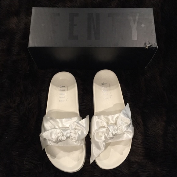 fenty satin slides